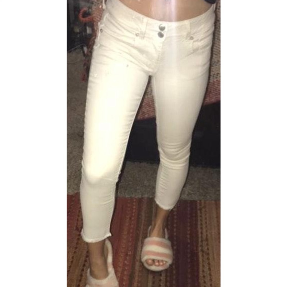 White Ankle Jeans